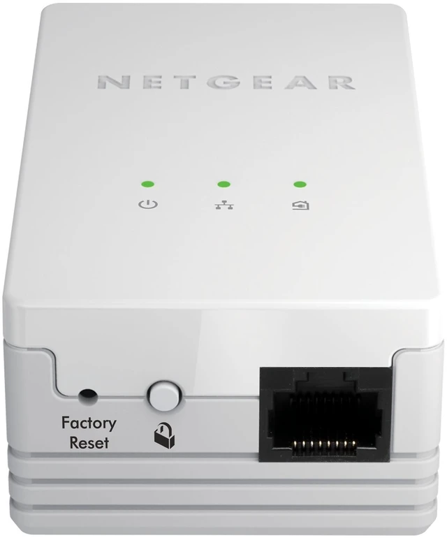 Alt view image 3 of 5 - Netgear XAVB1301-100PAS Powerline 200Mbps Mini Adapter - Starter Kit (XAVB1301)
