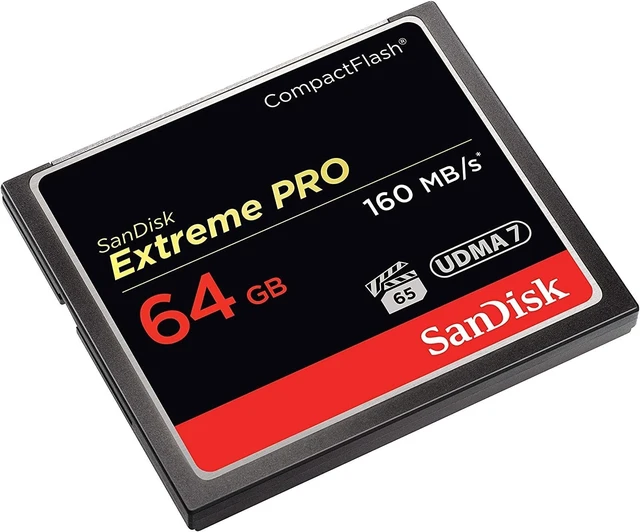 Alt view image 2 of 5 - SANDISK 64GB Extreme PRO Compact Flash Memory Card, UDMA 7