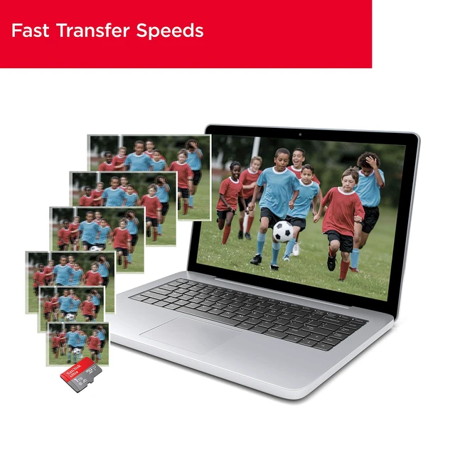 Alt view image 5 of 5 - SANDISK 128GB Ultra microSD Card + Adapter, Up to 140MB/s Read Speeds
