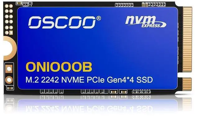 Main image of OSCOO 512GB M.2 2242 NVMe SSD PCIe Gen4 x4, Up to 4800MB/s, 3D NAND Internal SSD with Graphene Cooling, for Laptop, Ultrabook, Lenovo ThinkPad, Dell Latitude, Intel NUC, Mini PC,Embedded S