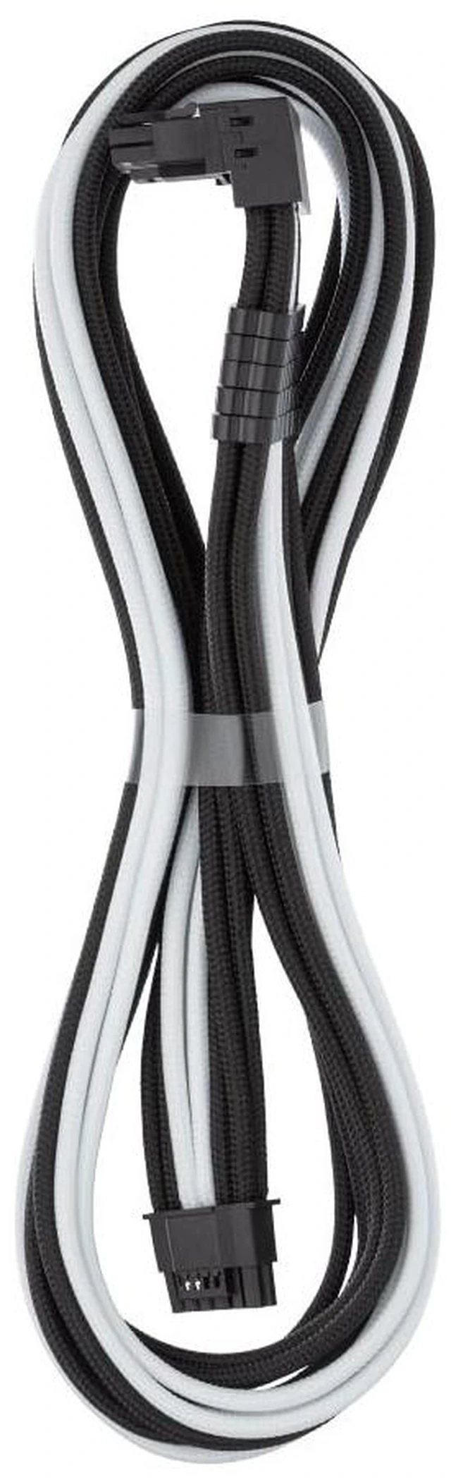 Main image of CableMod Pro ModFlex 12V-2x6 PCIe Cable for Corsair Type 5 (Blk+Wht, 16p)