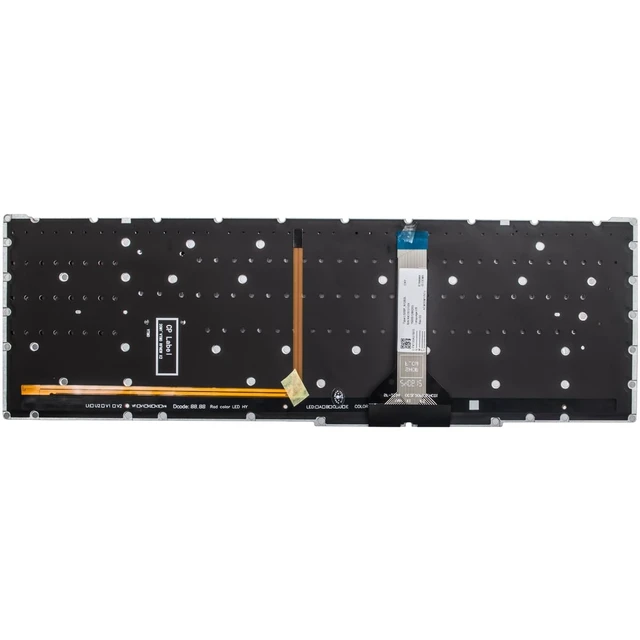 Alt view image 3 of 5 - QRFAX Replacement Laptop Keyboard with Red Backlight for Acer Nitro 5 AN515-45 AN515-56 AN515-57 AN515-58 AN517-41 AN517-45 AN517-52 AN517-57.Predator Helios 300 PH315-54 PH315-55 PH317-51 Series