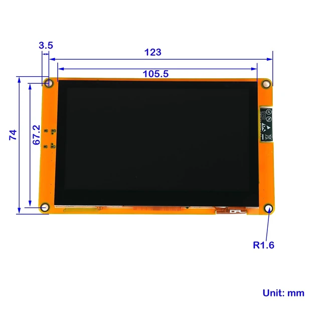 Alt view image 5 of 5 - DIYmall 4.3" ESP32 LCD Display ESP32-S3 Dual-core 16MB Flash WiFi+BT Module TFT ILI9485 Capacitive Touch Screen for Arduino Smart Home
