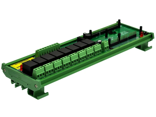 Alt view image 3 of 5 - DIN Rail Mount 8 SPDT IoT Power Relay Module for Arduino MEGA2560 / UNO