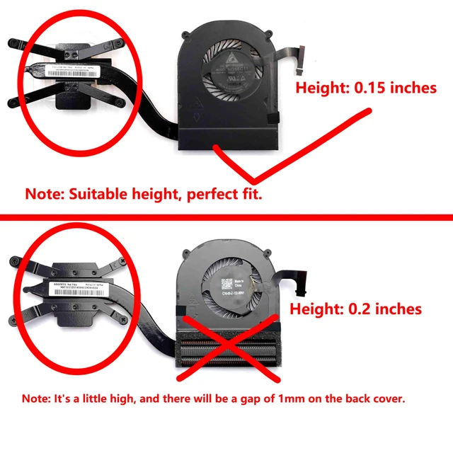 Alt view image 2 of 5 - BestParts CPU Fan + Heatsink for Lenovo Thinkpad Yoga X1 Carbon 4th 2016 20FB 20FC Series Laptop 01AX999 01AX830 ND55C33 01AW976 00JT800 BAZB0505R5H 023.10084.0011 C16-00-Z-93O-002F