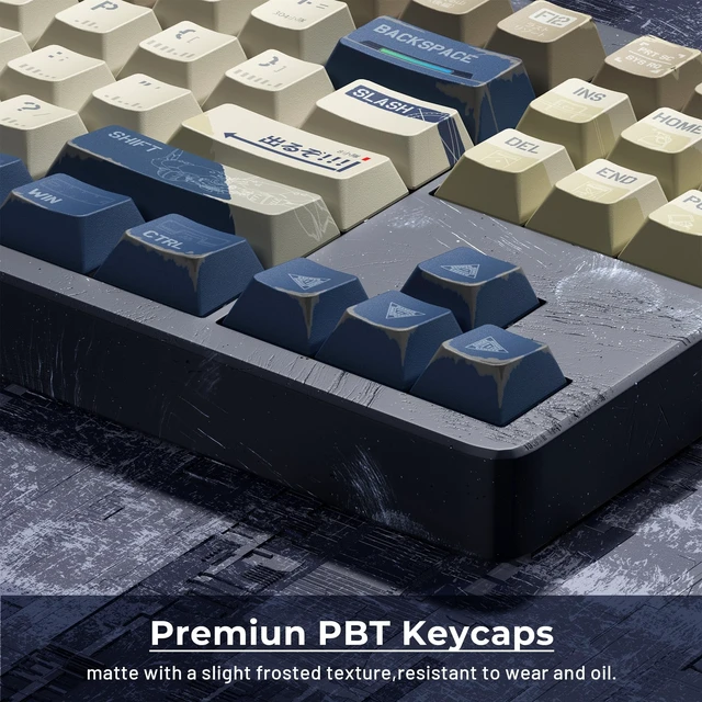 Alt view image 3 of 5 - XVX Japanese Anime Keycaps- Retro PBT Keyboard Caps,Dye Sublimation Keyboard Keycaps with Cherry Profile,134 Keys Keycap Sets for Mechanical Keyboards - Only Key caps