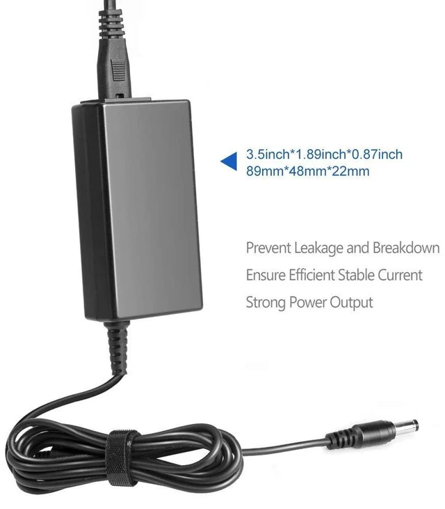 Alt view image 5 of 5 - KFD 20V AC DC Adapter for Philips Monitor 278E9QJAB/00; msi Optix G32 Series G24C4 G27C4 3CA9 G241 G241V G24C6 G27C5 G271 G272 G242 3CB5 Gaming Monitor,18V-20V Soundbar Speaker Power Supply Co