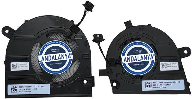 Main image of LANDALANYA Replacement New CPU and GPU Cooling Fan for Lenovo ThinkBook 13x G2 IAP FRU PN:5F10S14018 DC5V 0.5A Fan