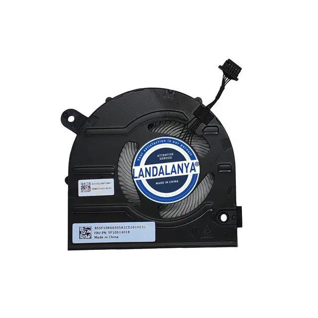 Alt view image 3 of 4 - LANDALANYA Replacement New CPU and GPU Cooling Fan for Lenovo ThinkBook 13x G2 IAP FRU PN:5F10S14018 DC5V 0.5A Fan