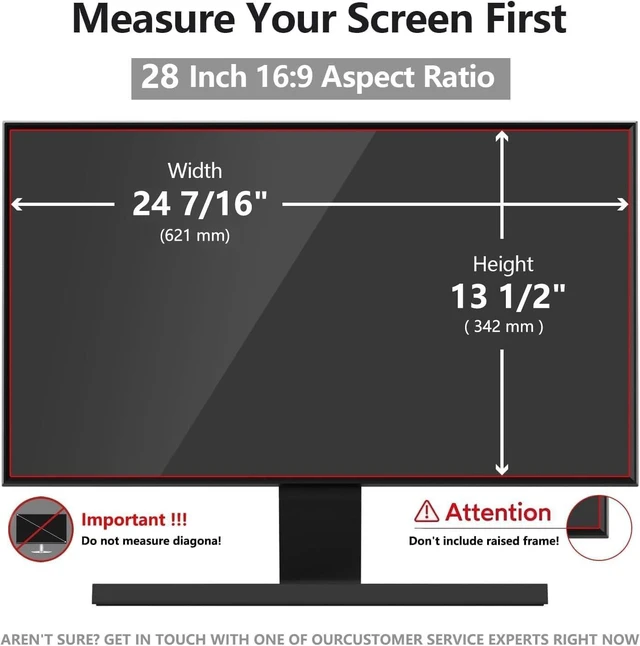 Alt view image 2 of 5 - 28 Inch Computer Privacy Screen Shield 2 Pack for 16:9 Widescreen Desktop