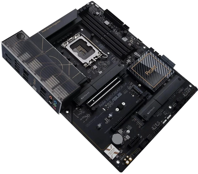 Main image of ASUS ProArt B660-Creator D4 LGA 1700(Intel 12th Gen) ATX Content Creator Motherboard(PCIe 5.0,DDR4,2.5G&1G LAN,3xM.2 Slots,Front USB 3.2 Gen2x2 Type-C Ports with 60W Fast Charging,M.2 Key E Slo