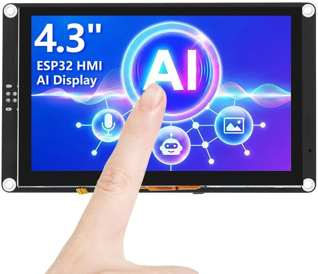 Main image of ELECROW ESP32 Display 800480, 4.3" HMI Advanced ESP32 IPS Touch Display