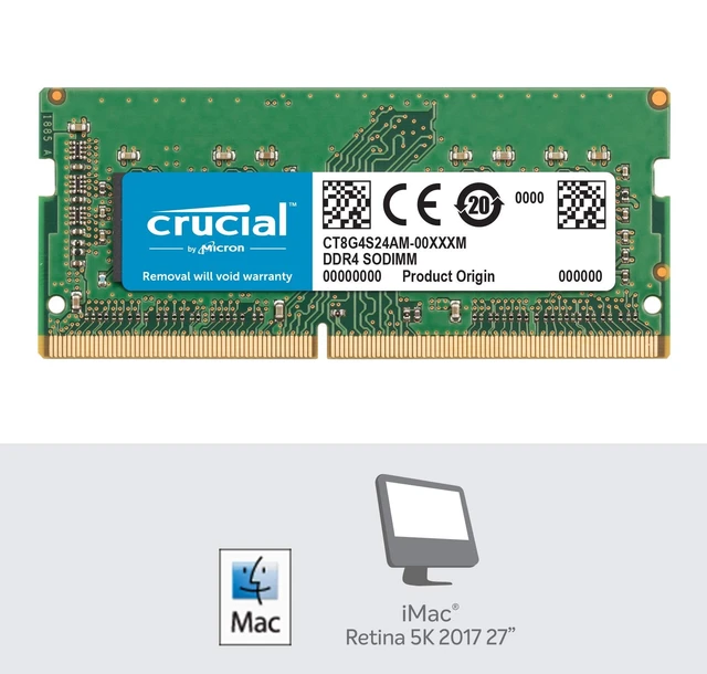 Alt view image 2 of 4 - Crucial 8GB, 260-pin SODIMM, DDR4 PC4-19200,