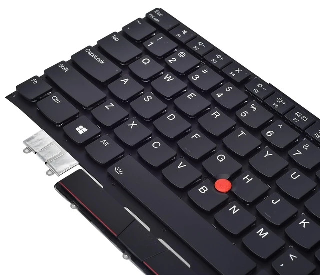 Alt view image 2 of 5 - Replacement Keyboard Compatible with Lenovo ThinkPad X1 Carbon Gen 9th 2021 Type 20XW 20XX, Thinkpad X1 Carbon Gen 9 Keyboard with Backlit US Layout P/N: SN20Z77386-01