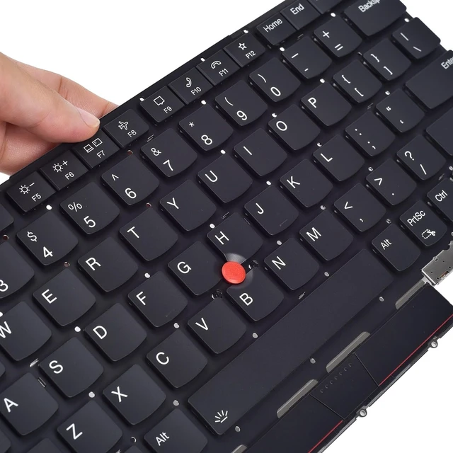 Alt view image 3 of 5 - Replacement Keyboard Compatible with Lenovo ThinkPad X1 Carbon Gen 9th 2021 Type 20XW 20XX, Thinkpad X1 Carbon Gen 9 Keyboard with Backlit US Layout P/N: SN20Z77386-01