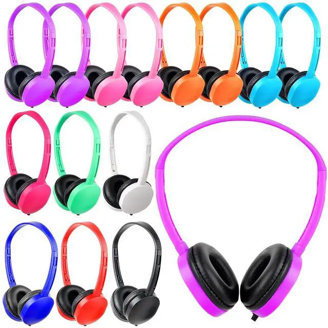 Main image of MENGLALA Kids Headphones Bulk 30 Pack for Classroom School,3.5mm Jack