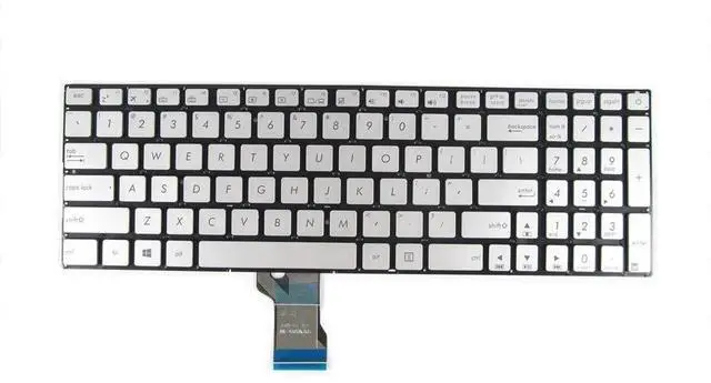 Main image of Abakoo New Keyboard Compatible with Asus UX501 UX501J UX501JW UX501V UX501VW 0KNB0-662DUS00 with Backlit US Silver