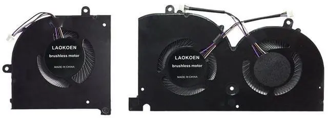 Main image of LAOKOEN New Replacement Cooling Fans for MSI GS75 Stealth GS75 8SF P75 Creator Series P/N: 17G1-CPU 17G1-GPU MS-17G2 DC 5V