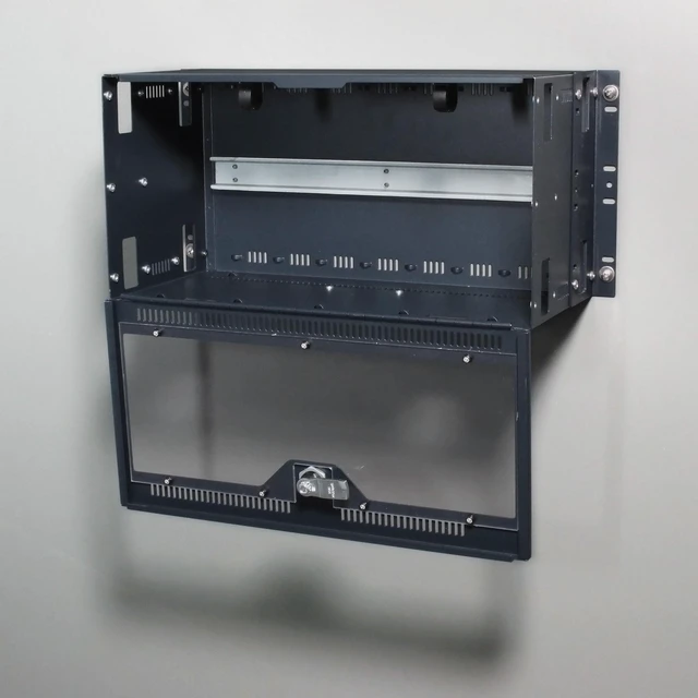 Alt view image 2 of 4 - Rack & Wall Mount DIN Rail Device Enclosure
