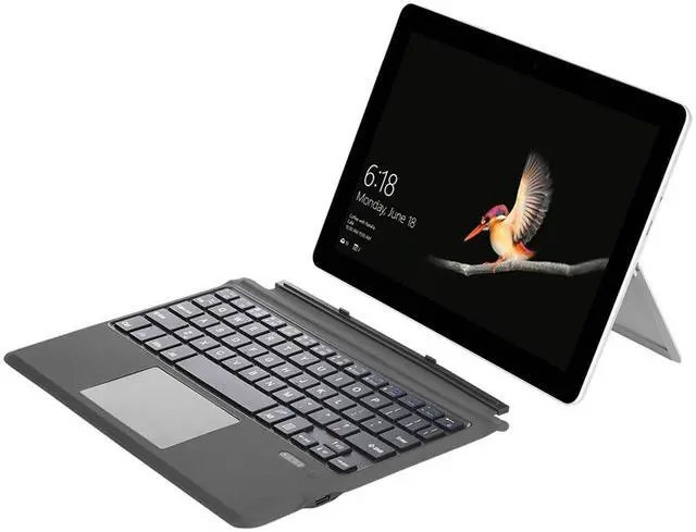 Main image of XUMIUZIY Wireless Keyboard for Go 3/2/1, Ultra Slim Portable Bluetooth Keyboard with Touchpad, Detachable Key Board Backlit with PU Leather (Regular Style)