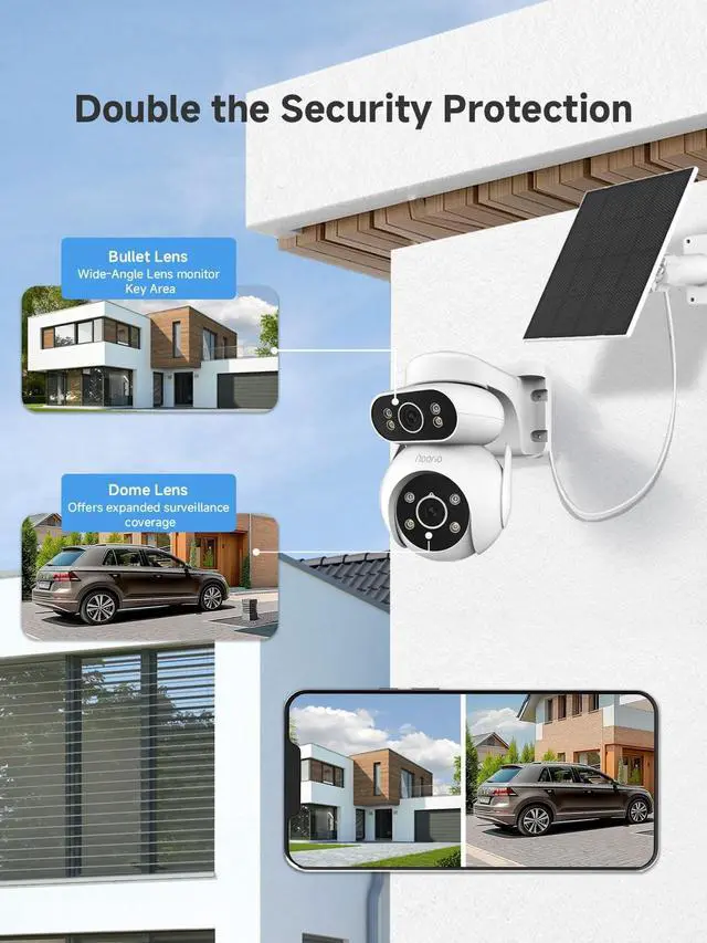 Alt view image 3 of 5 - Noorio 4G LTE Cellular Solar Security Camera Wireless Outdoor