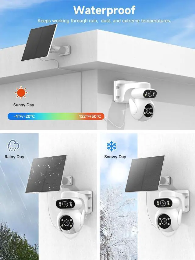 Alt view image 5 of 5 - Noorio 4G LTE Cellular Solar Security Camera Wireless Outdoor
