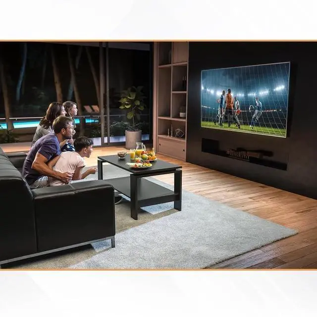 Alt view image 5 of 5 - Ultra Slim Flush TV Wall Mount Bracket for TCL QM6K QDMini LED 4K Smart with Google 55QM6K 55Inch TV - 1.2" Low Profile, Industrial Grade 165lbs, Easy Installation