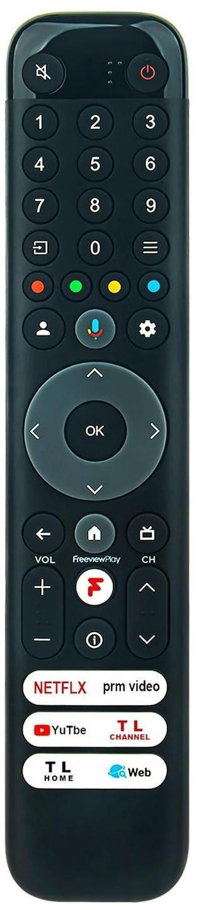 Main image of Allimity Voice Replaced Remote Control Fit for TCL Android Smart TV 43C645K 50C645K 75C645K 85C645K 55C645K 65C645K Controller RC833-GUB2 RC833-GUB2 RC833 GUB2 RC833GUB2