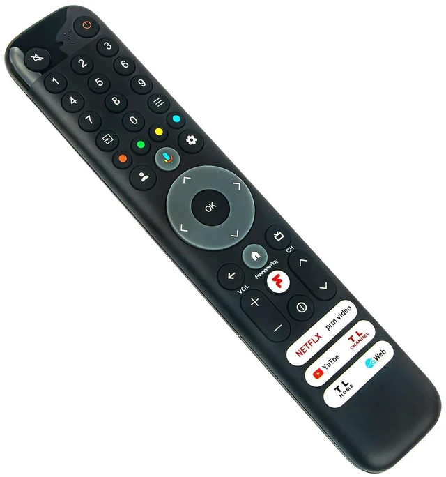 Alt view image 2 of 5 - Allimity Voice Replaced Remote Control Fit for TCL Android Smart TV 43C645K 50C645K 75C645K 85C645K 55C645K 65C645K Controller RC833-GUB2 RC833-GUB2 RC833 GUB2 RC833GUB2