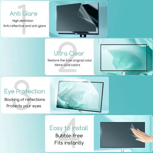 Alt view image 5 of 5 - KEANBOLL 2-Pack Anti Glare Matte Screen Protector for Dell S2425HS Monitor - 23.8 Inch