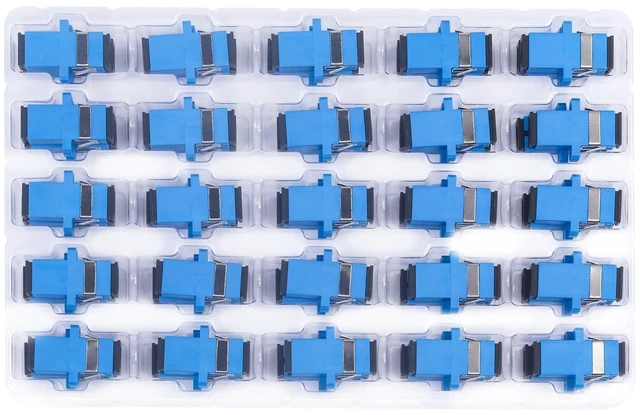 Main image of Xunsomten - 50pcs SC to SC UPC Fiber Optical Coupler Adapter