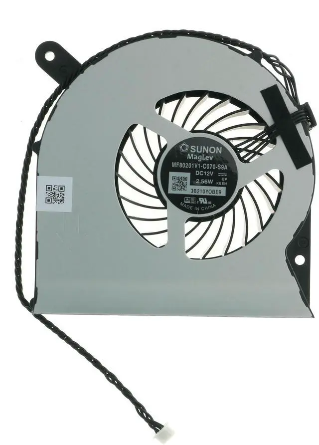 Replacement CPU Cooling Fan for Intel NUC9 Extreme Mekit (Ghost Canyon) NUC9VXQNX NUC9i9QNX NUC9i7QNX PVB080G12H MF80201V1-C070-S9A
