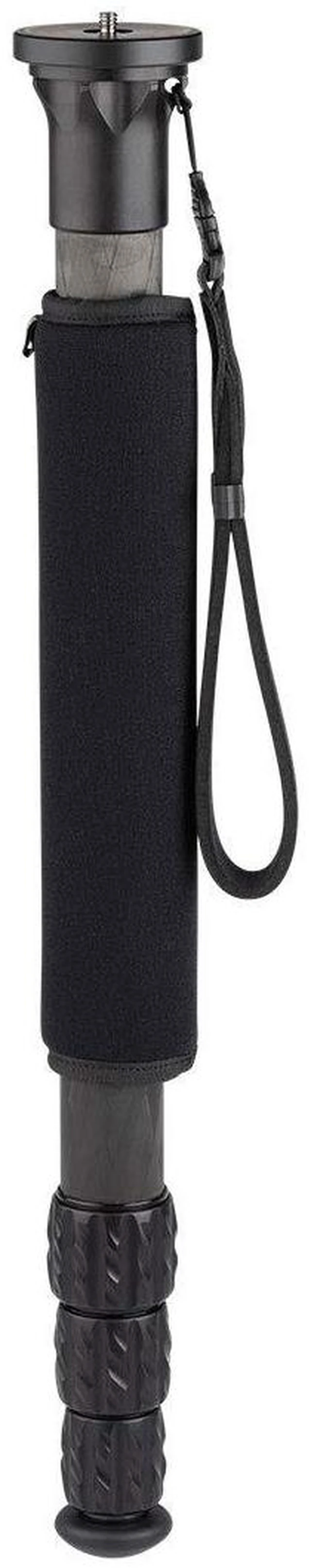 Main image of ProMediaGear TR34M 34 Series Carbon Fiber Monopod with Reversible 1/4"-20 and 3/8"-16 Threaded Adapter, 34mm Diameter, 50 lb Payload, Max Height: 63"