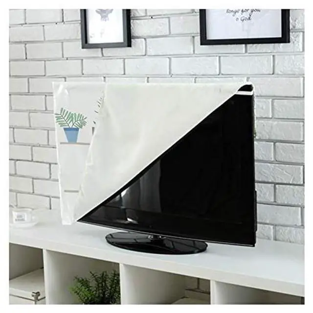 Alt view image 5 of 5 - TINTON LIFE Premium Quality Wrinkle Free Polycotton Indoor TV Dustproof Cover Cloth(Plant, 65")