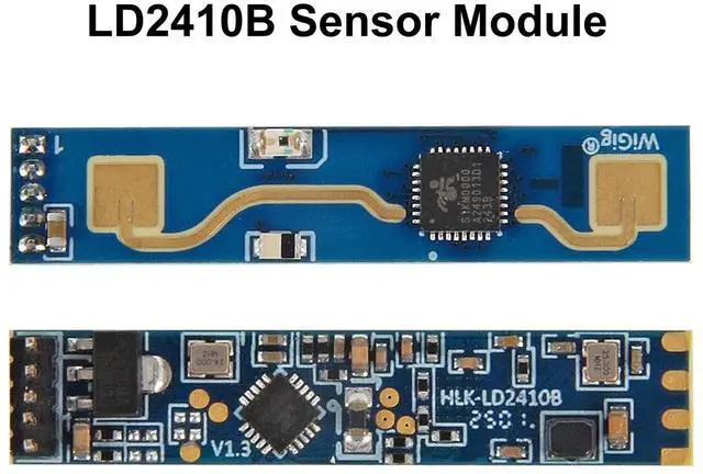 Alt view image 2 of 5 - AEDIKO 4pcs LD2410B Human Presence Radar Module with Pins Bluetooth HLK-LD2410 LD2410 Human Radar Sensor Board