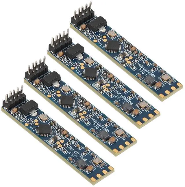 Main image of AEDIKO 4pcs LD2410B Human Presence Radar Module with Pins Bluetooth HLK-LD2410 LD2410 Human Radar Sensor Board