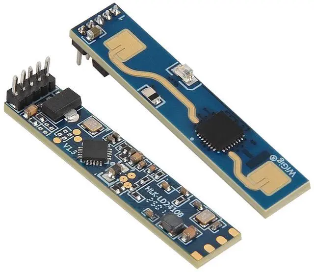 Alt view image 5 of 5 - AEDIKO 4pcs LD2410B Human Presence Radar Module with Pins Bluetooth HLK-LD2410 LD2410 Human Radar Sensor Board
