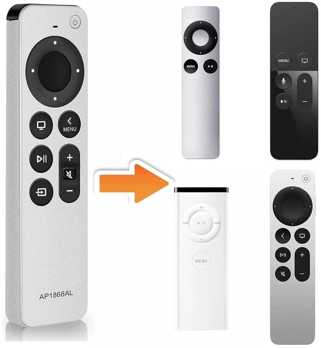 Alt view image 2 of 5 - Replacement Remote Control for Apple TV Remote. 2-Year Warranty.