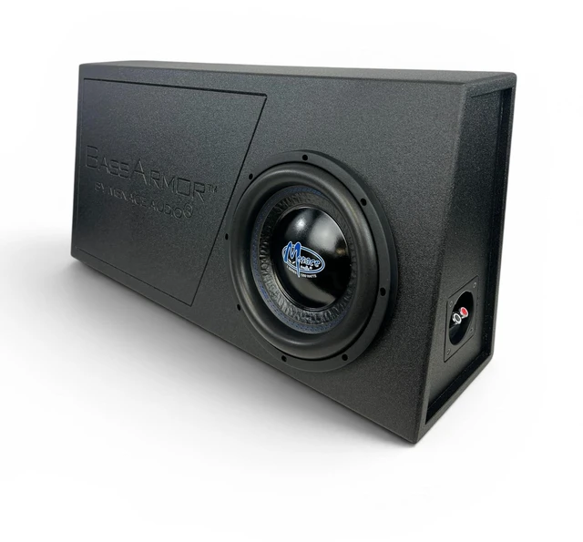 Main image of MENACE AUDIO BASSARMOR 10" Loaded Truck Subwoofer Enclosure MA-LTB1004AR