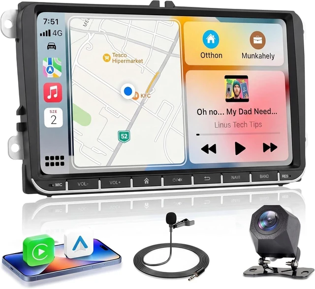 Main image of KYNNT 4G+64G Car Radio for VW Volkswagen Seat Passat Jetta Tiguan Golf