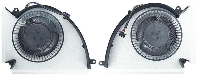 Alt view image 2 of 5 - LAOKOEN New Cooling Fan Replacement for MSI GE76 Raider GP76 Leopard GE76 11UH 11UE 11UG GP76 WE76 MS-17K3 17K4 17K2 17K1 Series P/N:N452 N451 PABD1A010SHR-N451 PABD1A010SHL-N452 DC12V 0.6A Fan