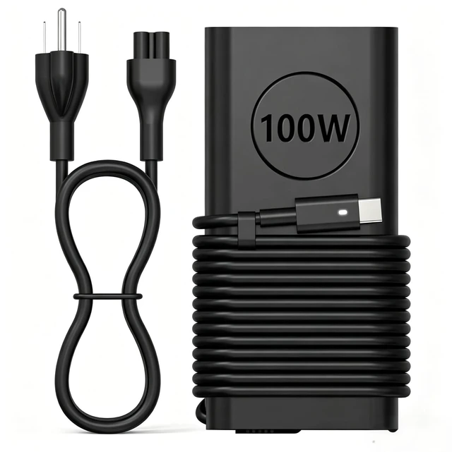Main image of QIOUZW 100W USB C Laptop Charger Compatible with Dell XPS 15 17 9575 9500 9510 9520 9530 9710,Latitude 5340 7640 7340 5540 9440,Precision 3580 5470 5480 5550 5560 5530 5570 5750 AC Adapter Power Co