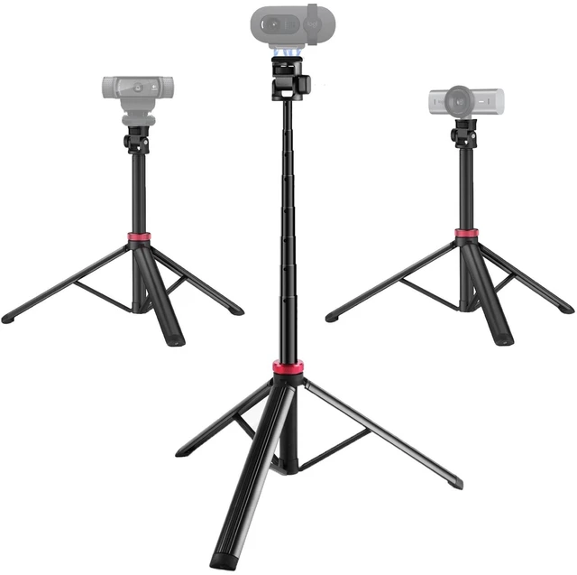 Main image of 80'' Webcam-Tripod Floor-Stand for Logitech Brio-101 100 / Brio 301 300 / C920x / MX Brio 4K / C922x / C925e / Brio 500 / Brio 4K Webcams
