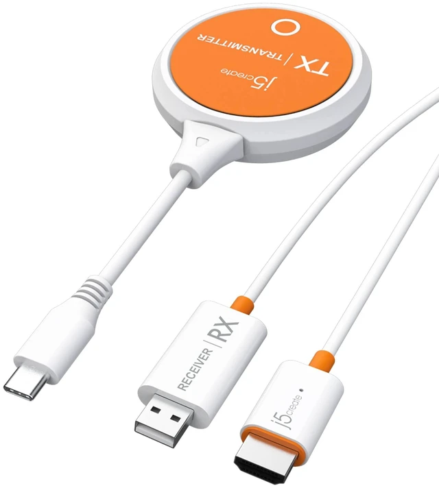 Main image of j5create ScreenCast USB-C to HDMI Wireless Display Transmitter and Receiver