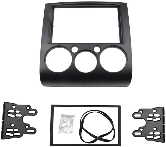Main image of DKMUS Double Din Radio Stereo Bezel for Mitsubishi Galant 2004-2013 Dash Installation Mount Trim Kit (Double Din)