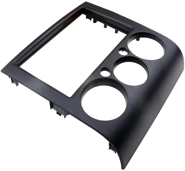 Alt view image 4 of 4 - DKMUS Double Din Radio Stereo Bezel for Mitsubishi Galant 2004-2013 Dash Installation Mount Trim Kit (Double Din)