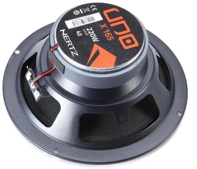 Alt view image 4 of 5 - HERTZ UNO Series X-165 6.5" Two-Way Coaxial Speakers (Pair)