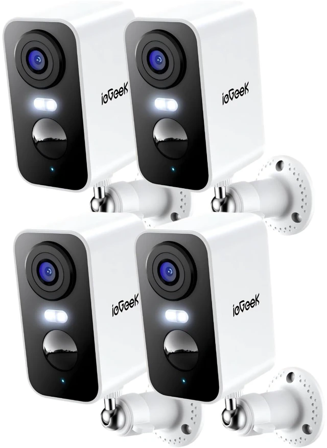 Main image of ieGeek 4 Pack Cameras System,Security Cameras Wireless Outdoor,2.4GHz Only