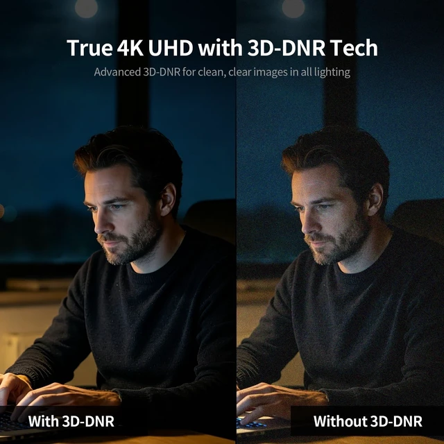 Alt view image 2 of 5 - TOALLIN 4K Webcam for PC, Windows Hello Compatible, IR Facial Recognition