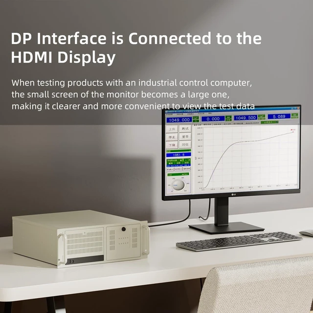Alt view image 5 of 5 - NEXHYPE Active DisplayPort to HDMI Adapter (8K@60Hz, 4K@240Hz) Uni-Directional DP 1.4 to HDMI 2.1 Converter, Male to Female DP to HDMI Adapter Compatible with Desktops, Monitors